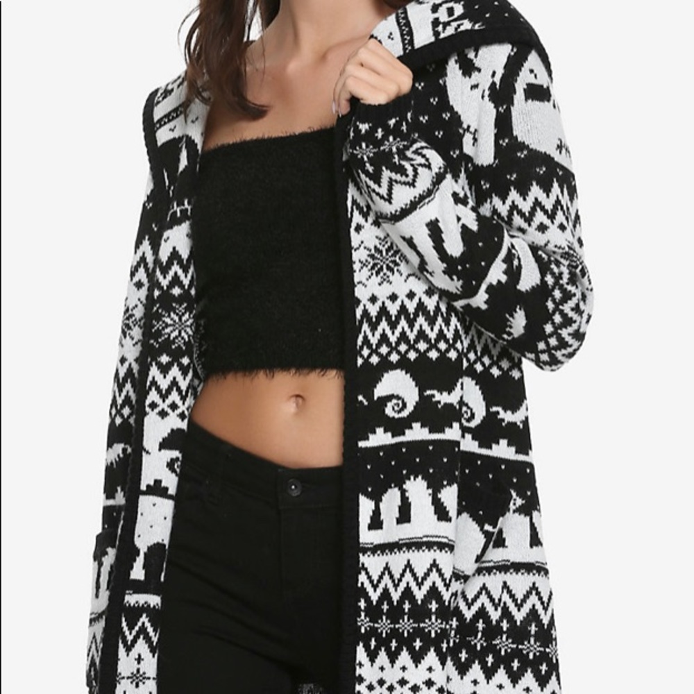 Nightmare Before Christmas Hooded Cardigan